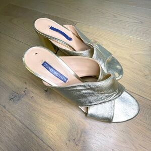 Stuart Weitzman Gold Heels